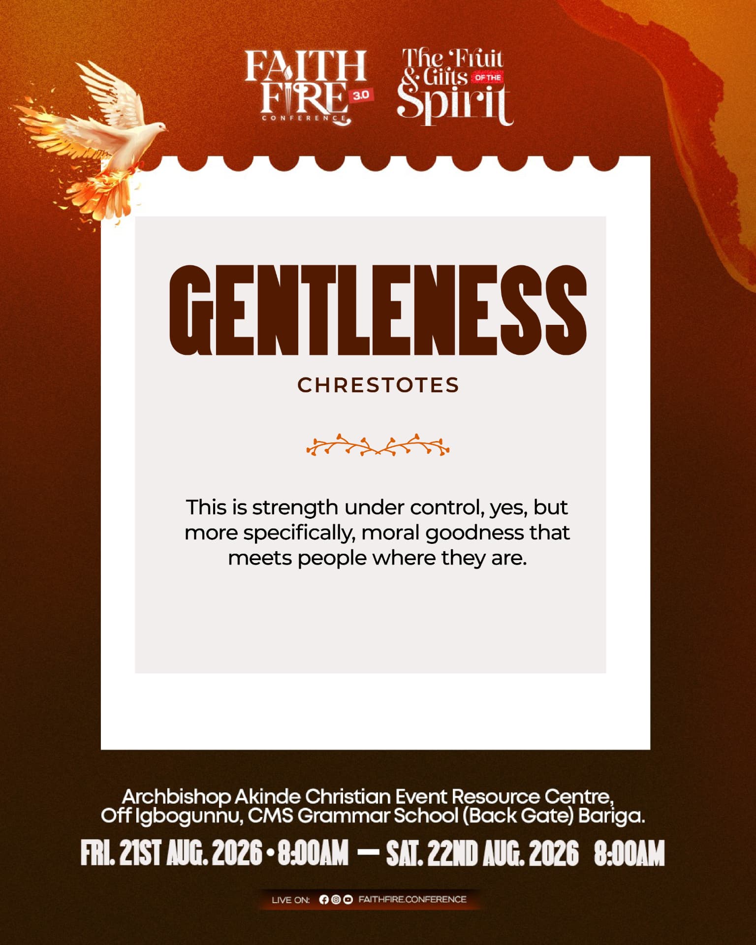 Gentleness (Chrestotes) — fruit of the Spirit